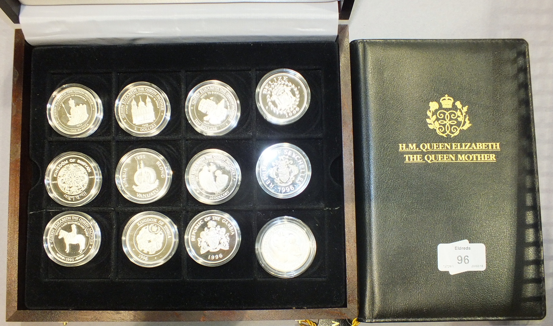 The Official Silver Commemorative Coin Collection of HM Queen Elizabeth ...