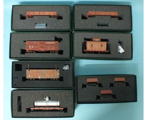 Bachmann Spectrum OO/HO gauge, rolling stock: no.s 26994, 27198, 27299 (x2), 27523, 27712 and 29801, all boxed, (7).