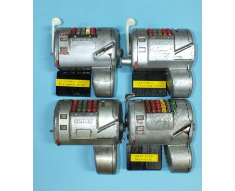 Four Almex ticket machines (4).