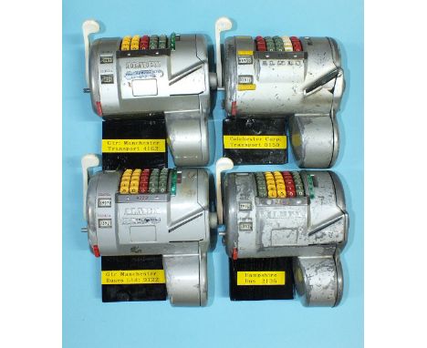Four Almex ticket machines (4).