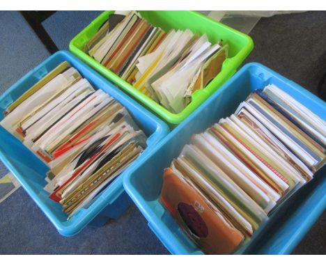 Mixed single records to include Rolling Stones, Elton John, The Who recorded by Brunswick Records and others 