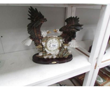 A Juliana golden eagle clock