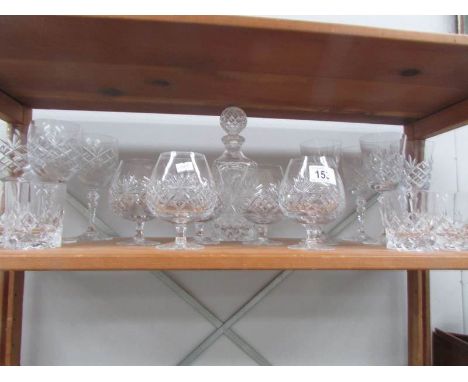 A decanter and glasses