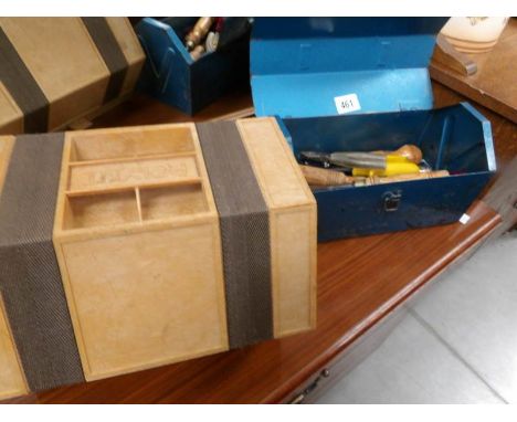 2 tool boxes and tools