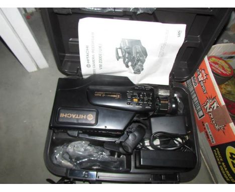 A cased Hitachi Video camera/recorder VN-"300E (UK)