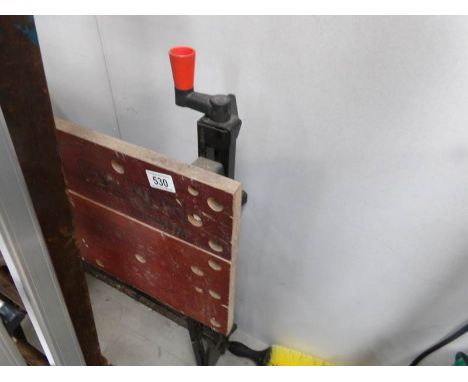 A folding work bench