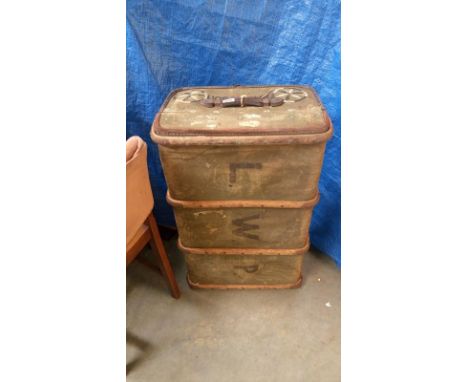 An old luggage trunk