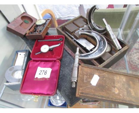 A quantity of scientific instruments and tools etc