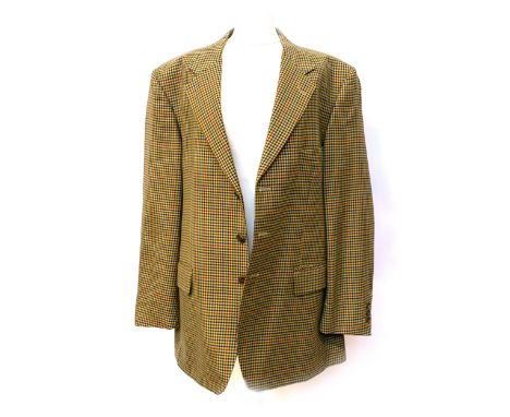 A Gieves &amp; Hawkes, Saville Row, dogtooth light wool check, size 44S