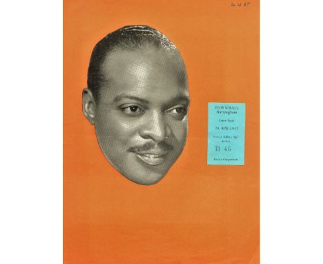 MUSIC - JAZZ COUNT BASIE @ BIRMINGHAM 1957 CONCERT PROGRAMME &amp; TICKET
Light fold, otherwise good. Ticket not attached to 