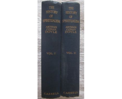 BOOKS - THE HISTORY OF SPIRITUALISM, ARTHUR CONAN DOYLE. 1926 FIRST EDITIONS&nbsp;
Very good condition.