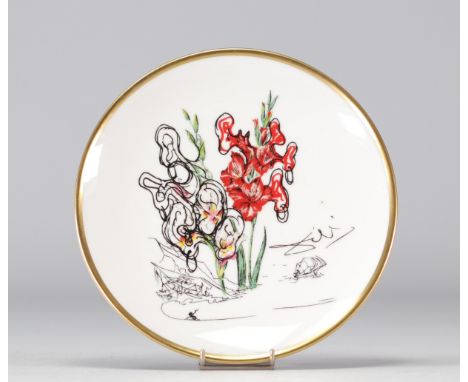 Salvador Dali (1904-1989). "Gladiolus cum Aurium Corymbo Expertatium". 1981-1983. Part of the "Dalinian Flowers" series. This