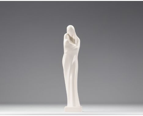 VILLEROY &amp; BOCH Septfontaines Rene DAEMEN Maternite, sculpture - Weight: 785 g - Shipping unavailable - Region: Luxembour
