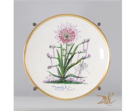 Salvador Dali (1904-1989). "Allium Christophi Pilique". 1981-1983. Part of the "Dalinian Flowers" series. Made in porcelain, 