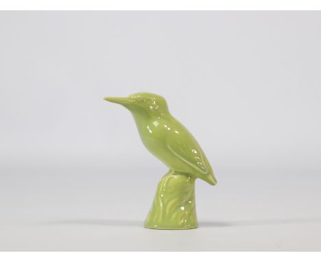 VILLEROY &amp; BOCH Septfontaines, green earthenware kingfisher - Weight: 145 g - Shipping unavailable - Region: Luxembourg -