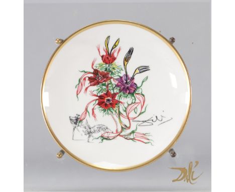 Salvador Dali (1904-1989). "Anemone per Anti Pasti". 1981-1983. From the "Dalinian Flowers" series. Porcelain, painted in pol