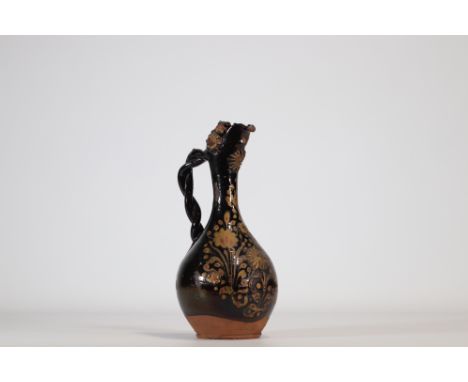 Glazed earthenware jug probably from Alsace - Weight: 2.18 kg - Shipping available - Region: FRANCE - Sizes: H 400MM  D 200MM