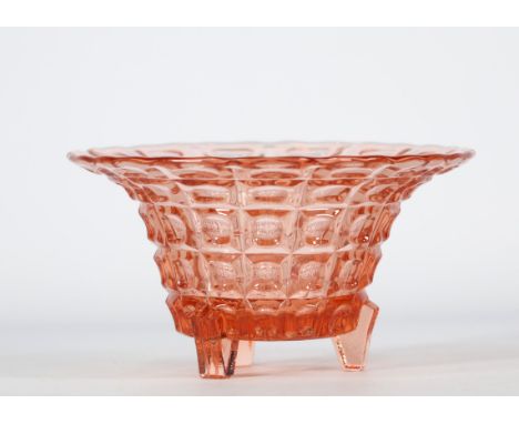 Val Saint Lambert Luxval Art Deco cup - Weight: 1.15 kg - Shipping available - Region: Belgique - Sizes: H 125 mm x L 220 mm 