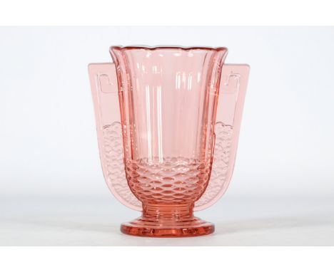 Val Saint Lambert Luxval Art Deco vase - Weight: 1.89 kg - Shipping available - Region: Belgique - Sizes: H 220 mm x L 200 mm