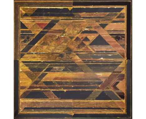 Sayed Haider Raza (1922-2016)La Terre signed and dated 'Raza 85' lower centre; further signed, titled, dated and inscribed 'R