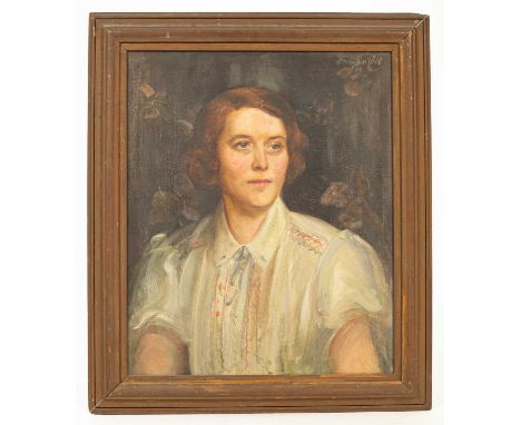 Philip Tennyson Cole (circa 1862-1939)Portrait of a Ladyhalf-length, wearing a white blousesigned upper rightoil on canvas60.
