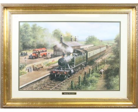 A gilt framed Great Western Railway print entitled 'Country Connection'. 