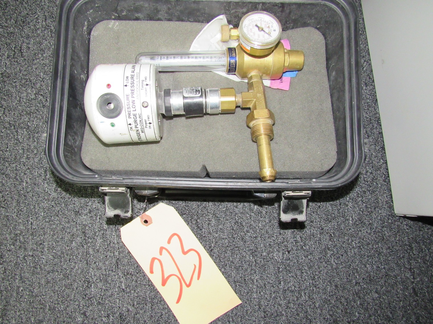 Harris Model 355 Nitrogen Purge Low Pressure Alarm