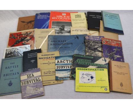 A Large Collection Of Military Ephemera, Mainly Royal Air Force / RAF To Include : Aircraft Recognition Vol.3, Silhouettes Of