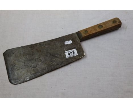 A Large British Military Issue Meat Cleaver Dated 1950 Along With The Broad Arrow.