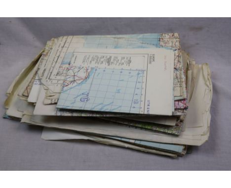 A Collection Of Approx 40 x R.A.F. / War Office Ordnance Survey Maps.