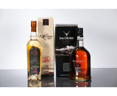 THE ARRAN MALT 100° PROOF
Single Island Scotch Whisky in carton. 70 cl, 57% volume.
THE DALMORE 12 YEAR OLD
Single Highland S