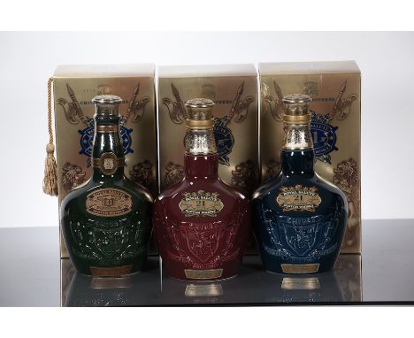 CHIVAS BROTHERS ROYAL SALUTE 21 YEAR OLD EMERALD FLAGON
Blended Scotch Whisky in green ceramic decanter, labelled TDNP. 70cl/