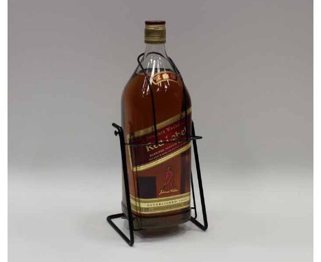JOHNNIE WALKER RED LABEL Blended Scotch Whisky. 4.5 Litre, 40% volume, with stand.