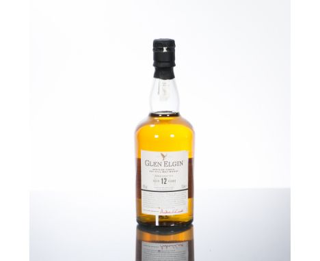 GLEN ELGIN 12 YEAR OLD
Single Speyside Scotch Whisky. 70 cl, 43% volume.
