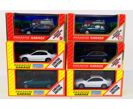 Paradise Garage - 6 x boxed die-cast Paradise Garage model vehicles - Lot includes 2 x  limited edition Ford Falcon AU XR8. A