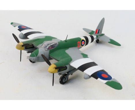 Franklin Mint Collection Armour - An unboxed DeHavilland Mosquito in 1:48 scale. The model is dusty from display and may have