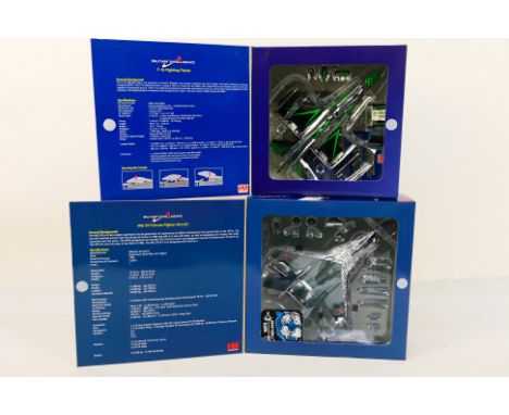 Hobby Master - Two boxed diecast 1:72 scale military aircraft models from Hobby Master. Lot consists of HA6513 Mikoyan MiG-29