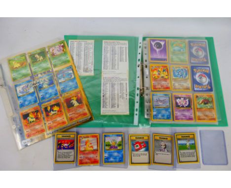 Pokemon - Approximately 205 individual cards including 9 x earlier versions from 1996 with Japanese writing, several first ed