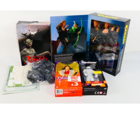 DC Direct, Card Captors, Horizon Original, Wow Stuff - 4 x boxed figures - Lot includes a DC Direct 'Black Canary' 1:6 scale 