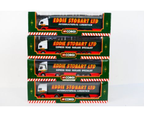 Corgi - Eddie Stobart. A selection of Four boxed Hauliers, appearing in Excellent condition, housed in Excellent boxes. Lot t