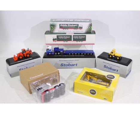 Atlas - Oxford - Haulage - Construction. A selection of Seven boxed 1:76 scale, diecast models appearing in Excellent conditi