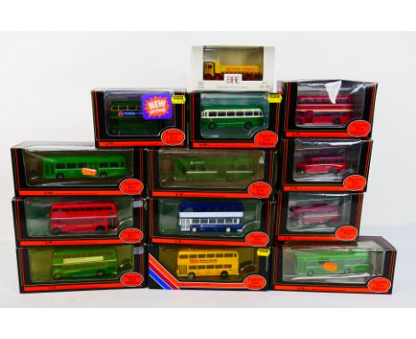 EFE - 13 x boxed 1:76 scale diecast model buses by EFE. Lot includes EFE #25602 RCL Routemaster Coach London Country NBC, #25