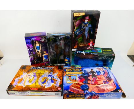 Mattel, Bandai, Jakks Pacific, Capcom,  - 6 x boxed items to include figures and games - Lot consists of a Jakks Pacific #410