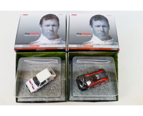 Corgi - 2 x boxed Colin Mcrae die-cast model rally cars in 1:43 scale - Lot includes a #VA12800 R4 2500cc 2006. A #VA11401 Va