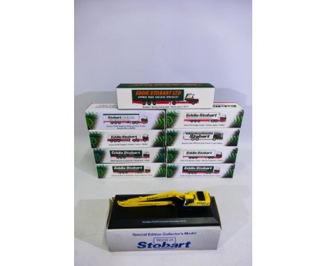 Atlas - Eddie Stobart. A selection of Ten boxed Atlas, Eddie Stobart diecast models appearing in Excellent condition, housed 