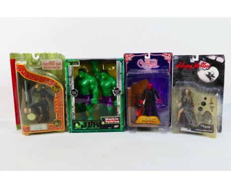 McFarlane Toys, Art Asylum, Sota Toys, MGA Entertainment - 4 x boxed figures - Lot includes a Sleepy Hollow 'The Crone' figur