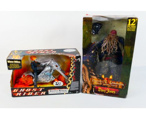 Neca, Reel Toys, Hasbro - 2 x boxed figures - Lot includes a Pirates of the Caribbean Dead Man's Chest 'Davy Jones' figure (P