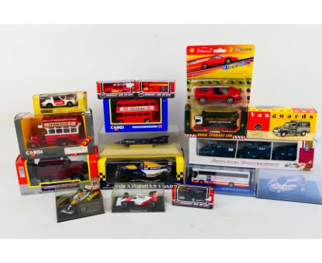 Corgi - Auto Art - Onyx - Vanguards - A group of boxed models including Ford Focus WRC in 1:43 scale, Porsche 911 Polizei # 5