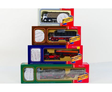 Corgi - Road Transport Heritage - 4 x limited edition models in 1:50 scale, Leyland Octopus # CC10601, Bedford KM # CC11403, 