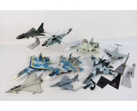 Corgi Aviation Archive - Gaincorp - Other - A group of nine unboxed diecast military aircraft in various scales. Lot includes